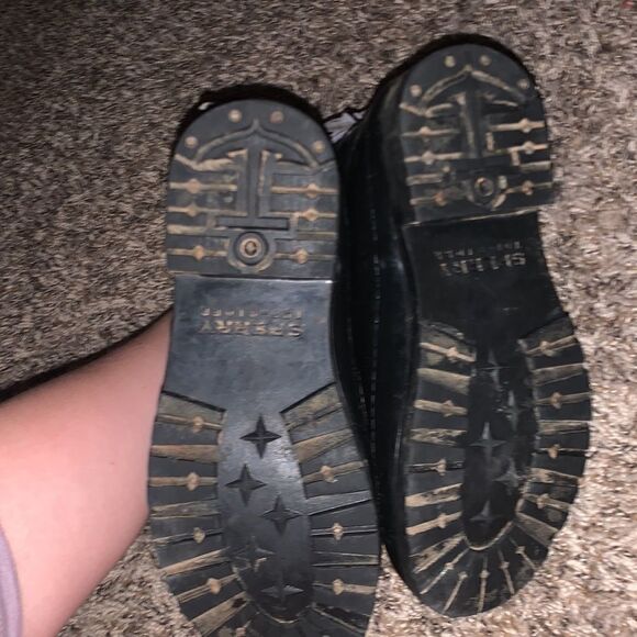 Sperry black rain booties, size 6. - Picture 6 of 6